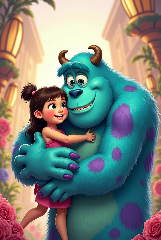 Boo y sullyvan con la frase Te Amo Frapesita