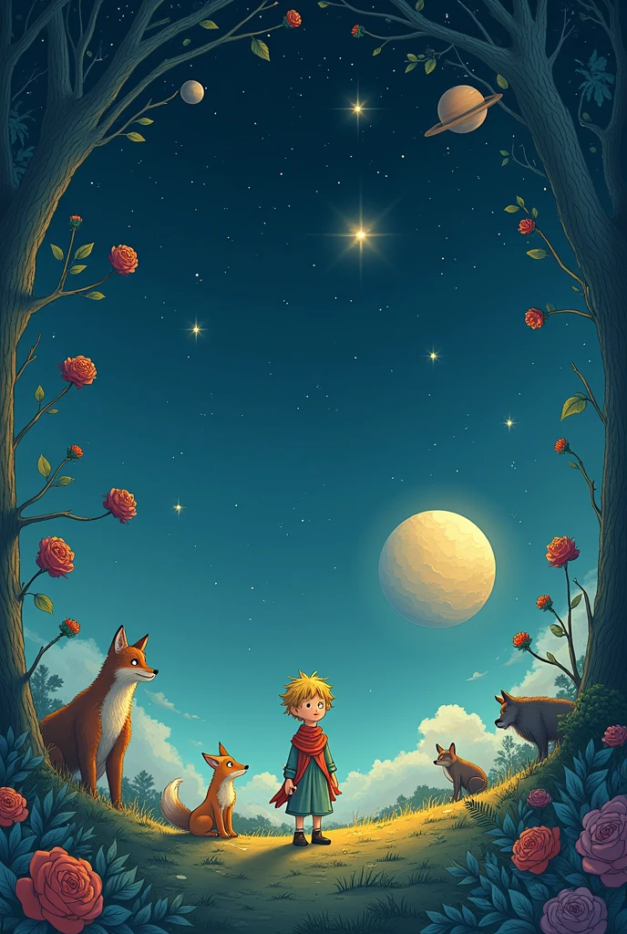 Create a theater poster for the play The Little Prince