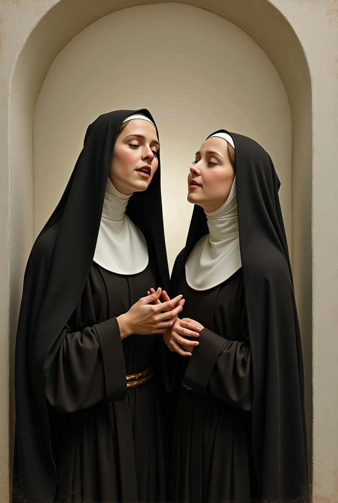 Saint Teresa of Jesus and Saint Teresa of the Trinity Carmalites singing
