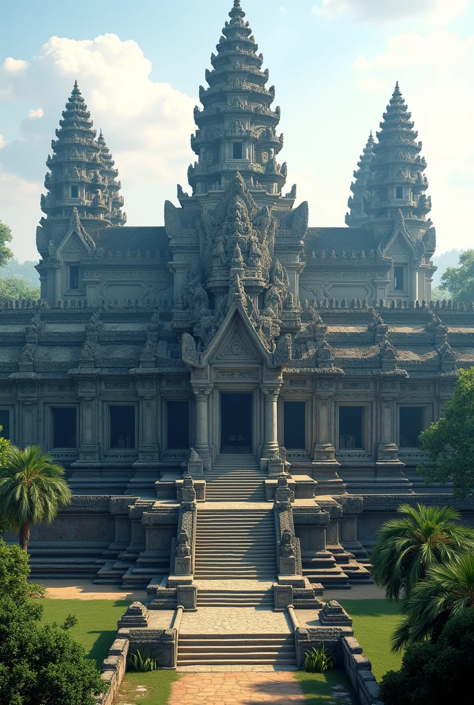 Angkor wat temple when it's just Builded