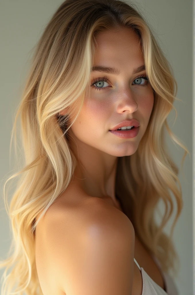 a blonde woman