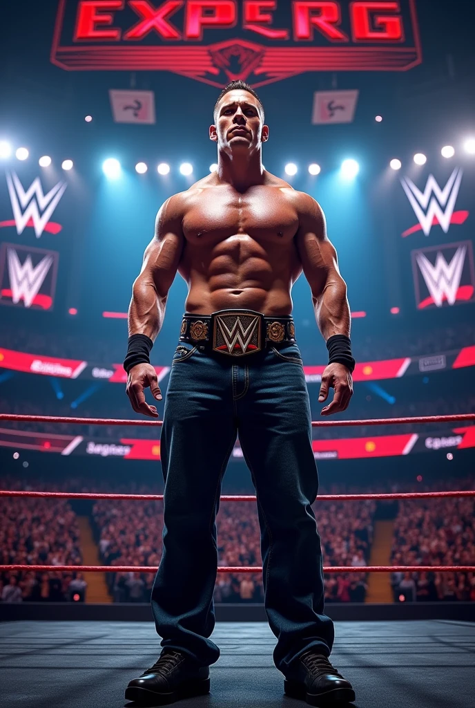 WWE wallpaper with John cena 
