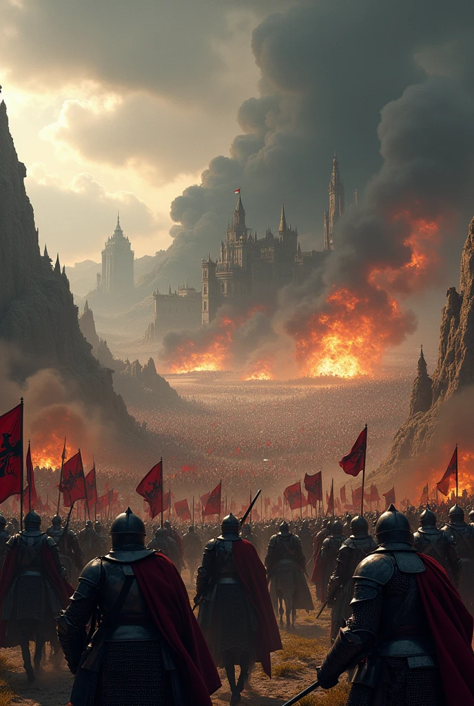 A hyper mega medieval battle 
