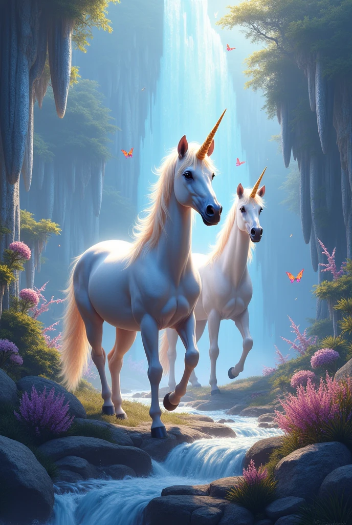 Unicorns in a magical world