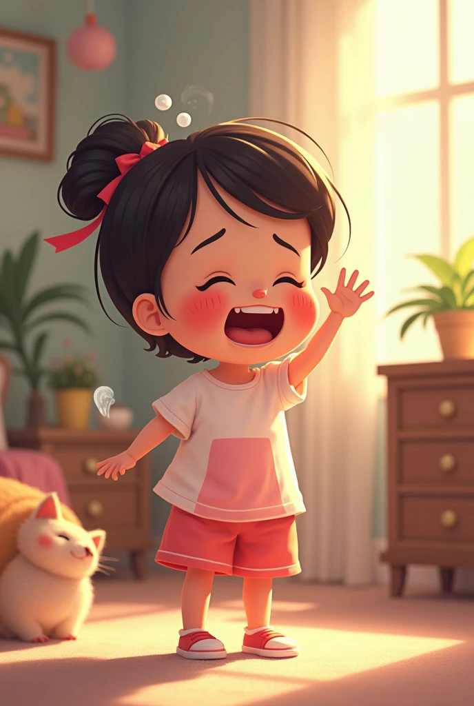 Girl farting