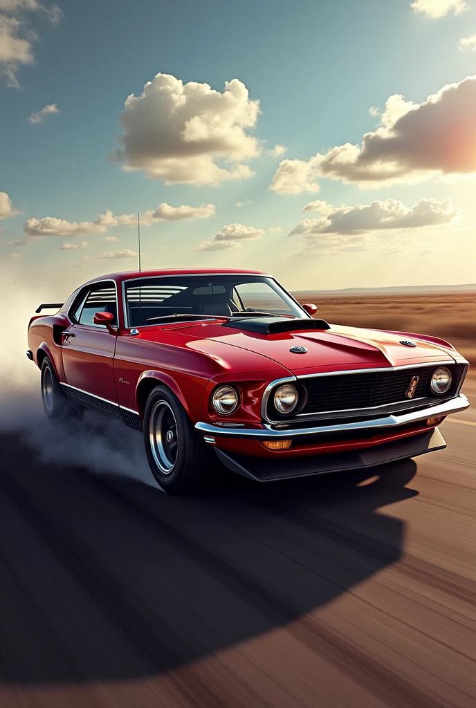 1969 Mustang GT 500 Red Dragon