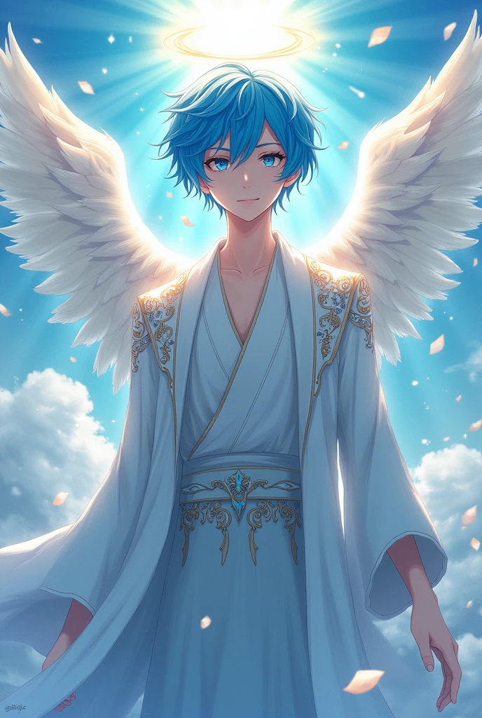 Kaito Vocaloid in the angel of freedom