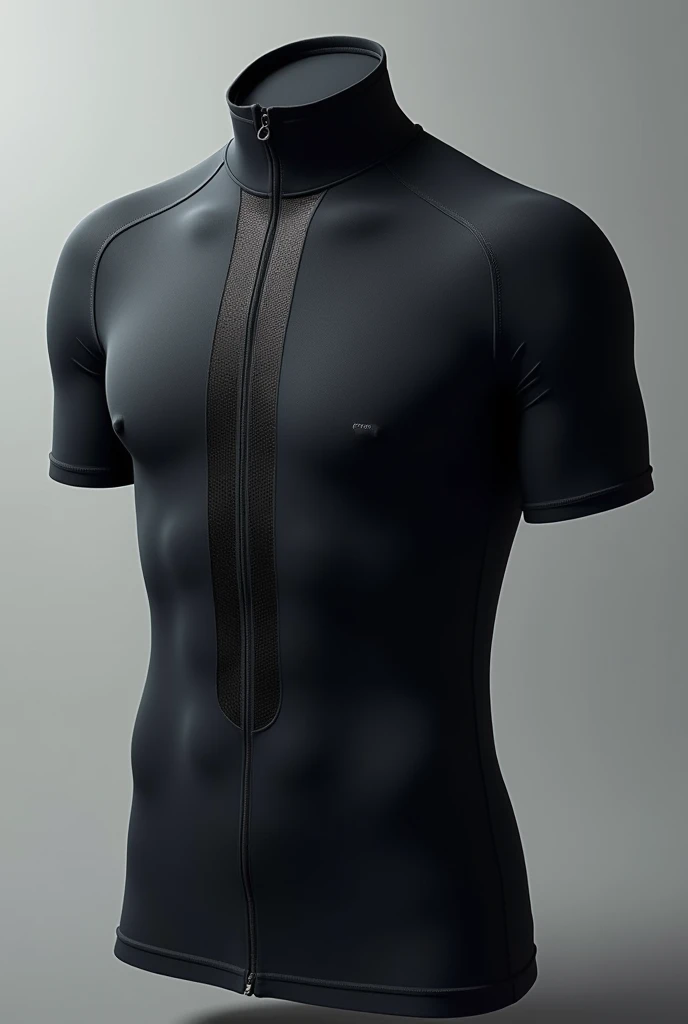 Sports shirt made of a high-quality anti-perspiration fabric that also incorporates an integrated technological chip. This chip monitors the user's heart rate in real time and provides alerts about their physical condition..