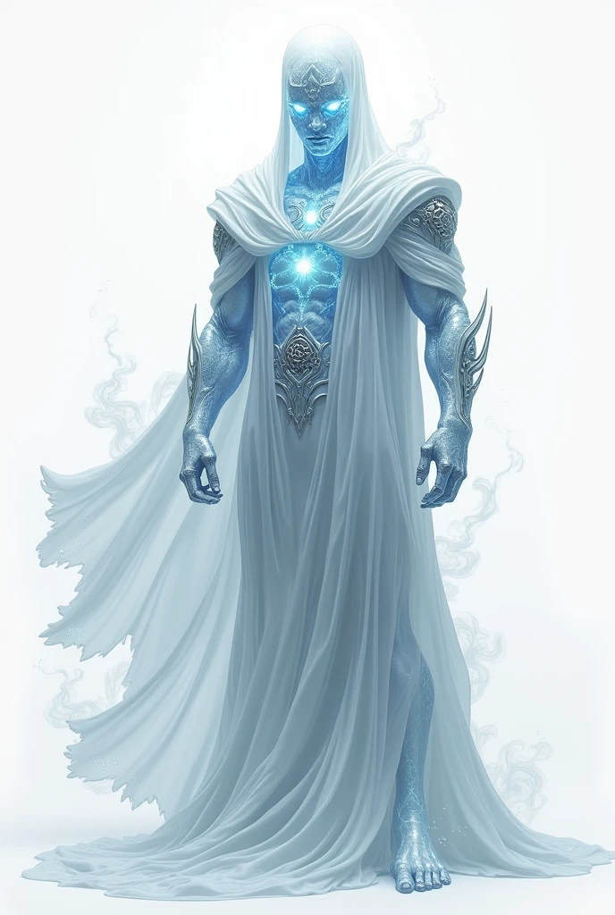 tempera painting by esad ribic, glowing skin, white skin, glowing white skin, luminescent skin, black background, male focus, ornate cloths, levitation, foreshortening