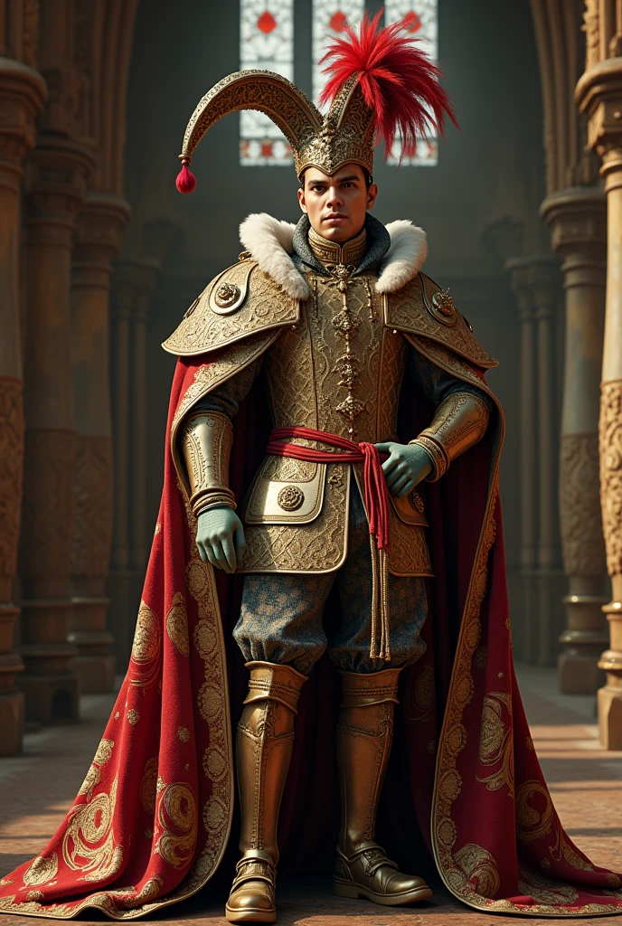 Create a bad bunny as a medieval Frenchman