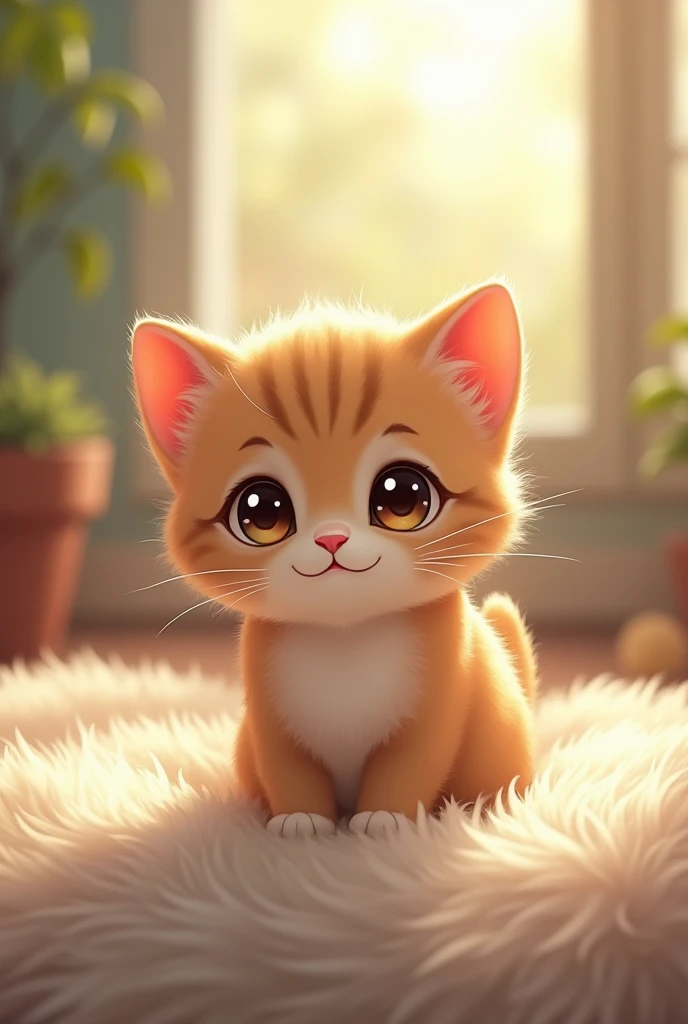 Un chat trop mignon