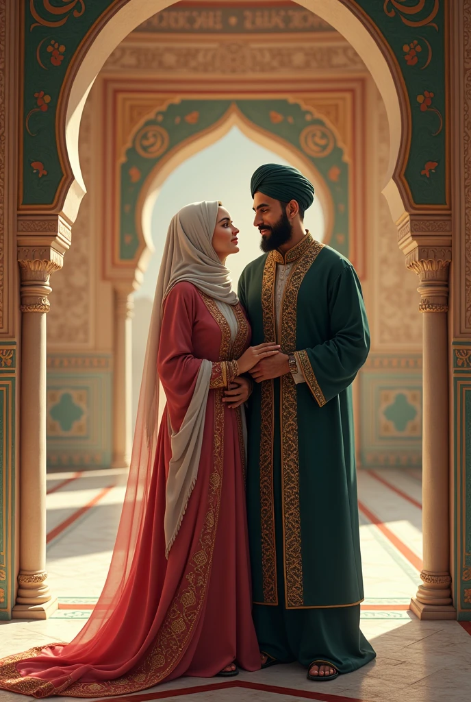 Picture of a Muslim couple