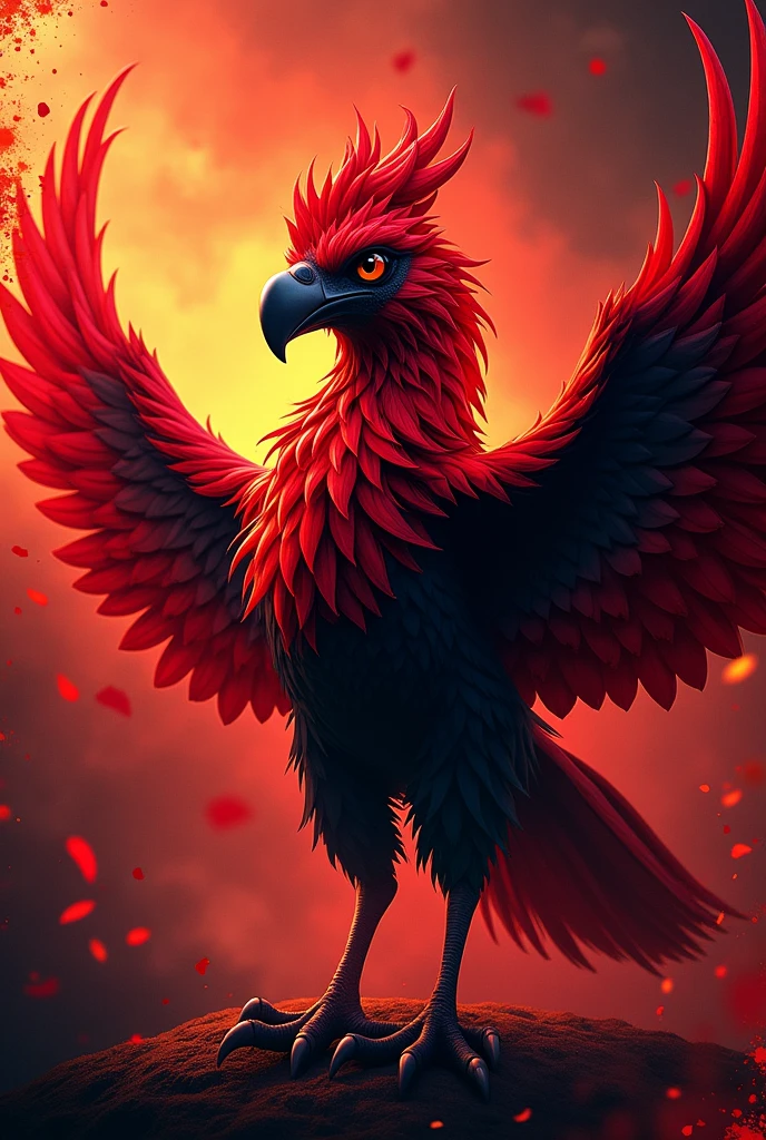 a banner of the flamengo mascot