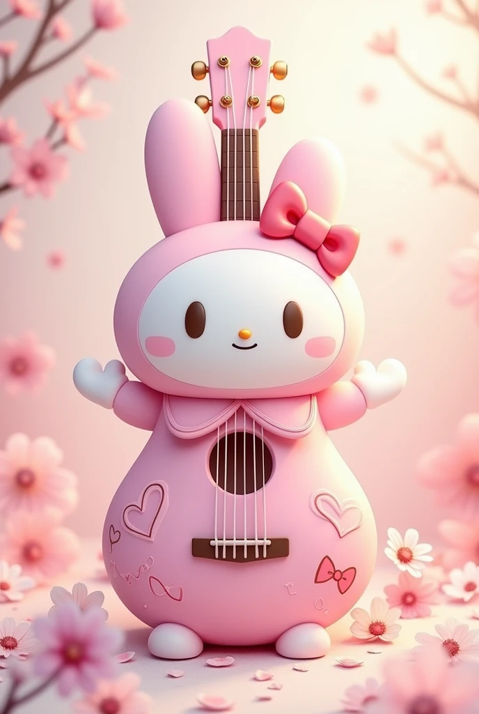 A guitar from my melody from sanrio
