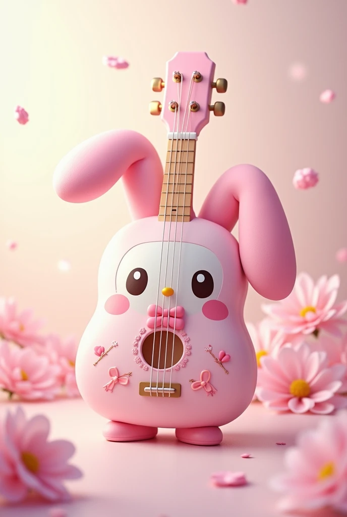A guitar from my melody from sanrio