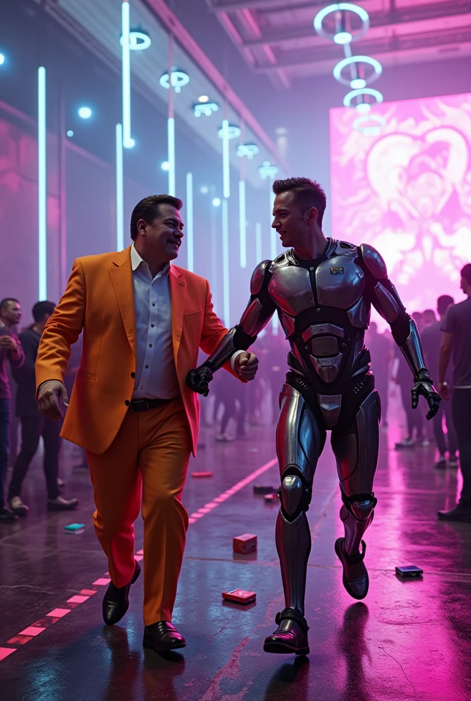 Nicolas Maduro and Elon Musk at a rave