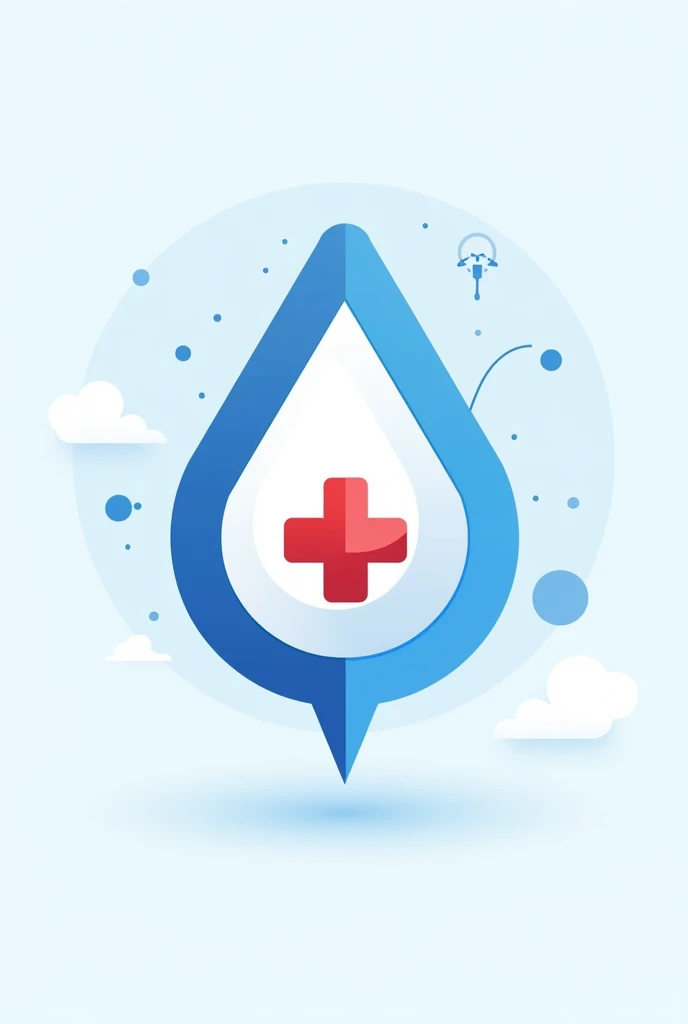 Startup Logo Instructions "Dosemap":
Main Elements:
Center icon: Use a large, stylized medicine drop as the main icon. The drop must be modern and clean, representing health and precision.
Central detail: Inside the medicine drop, place a red health cross in the center. The cross should be the only detail inside the drop, clearly standing out.
fund:
mappa de GPS: Place a discreet image of a GPS map at the base of the design. The map should be small and subtle, positioned at the bottom, so as not to compete with the drop of medicine, but complement the look.
colors:
Medicine Drop: Use a solid shade of blue for the medicine drop., Transmitting trust and technology.
mappa: Use a lighter shade of blue or a soft blue for the map background., we arentindo harmonia com a gota, without diverting attention.
Health Cross: Faça a cruz em vermelho para criar um contraste forte e we arentir que se destaque bem contra a gota azul.
Additional Detail: Use white for small highlights, if necessary, to maintain clarity and definition of the design.
Typography:
Nome da Startup: Position the name "Dosemap" next to or below the medicine drop. Use a clean, modern font so the name complements the icon without competing with it..
colors da Typography: Use the blue drop for the text "Dosemap" to maintain visual cohesion, or black for strong contrast and readability.
General Style:
Simplicity and Modernity: Keep the design clean and contemporary, with the drop of medicine and the cross as the main focuses. the name "Dosemap" must be clearly legible and well integrated into the design.
Proper Spacing: Ensure sufficient space around the drop, of the cross and text to avoid an overloaded look. The logo must be balanced and easy to recognize..
Versatility:
scalability: The logo should work well in different sizes, from small icons to large banners.
colors: The logo must be effective in both color and monochrome versions., we are