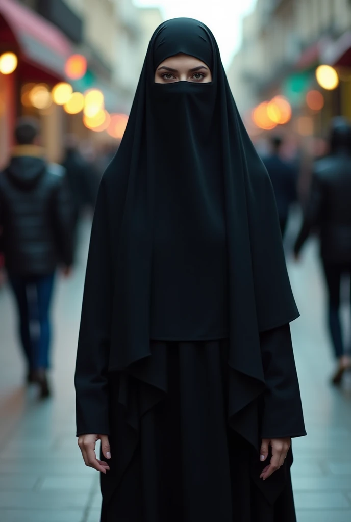 women niqab nude public 