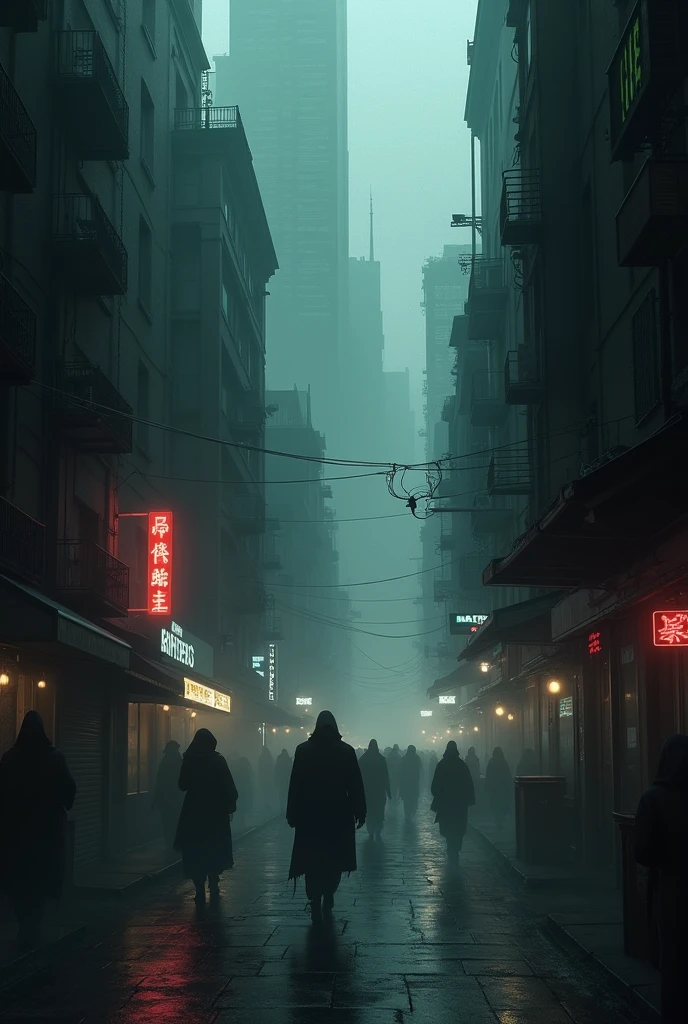In the shadows of a city shrouded in mystery and secrecy