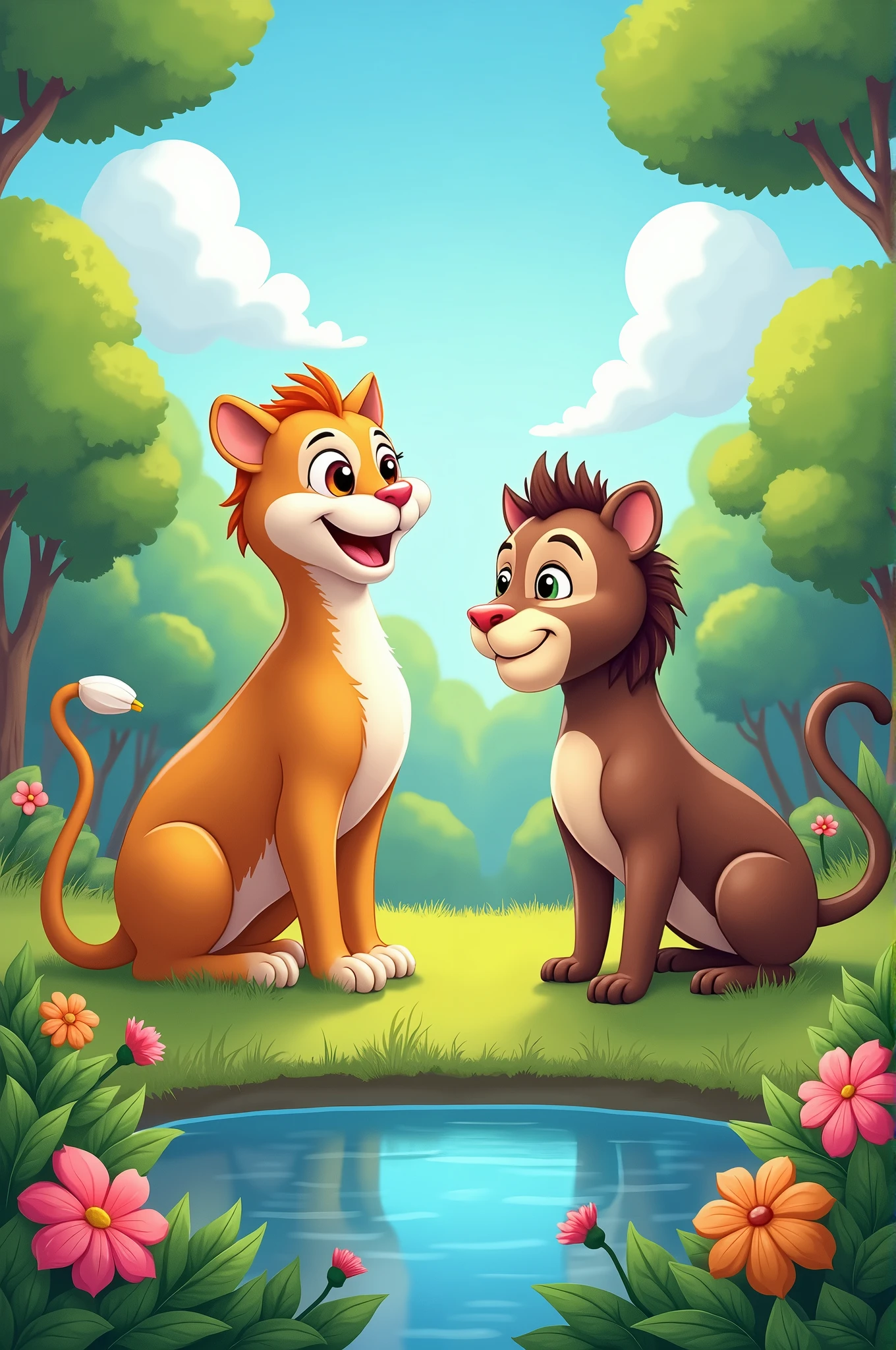 A lively song where each verse introduces a different animal