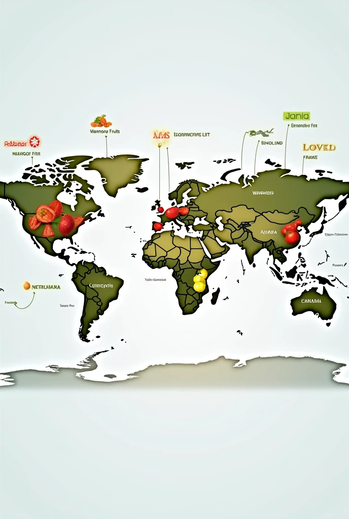 GENERA UN MAPA SEÑALANDO LOS PAISES cON SUS RESPEcTIinAS EMPRESAS - Wealmmor Ltd – Inglaterra
- commercial Fruits – Francia
- Frutos tropicales Europe B.in. – Holanda
- Tomato King – canadá
- AMS European SAS– Francia
- Star Produce LTD – canadá
- Igmar Heuer GMBH – Suiza
- Brasil Frurcht Export AG – Suiza
- Roveg Fruit – Países bajos
- IG Fruit – Houston – EE. UU
- Fresh Advancements – canadá
- Riba Smith – Panamá
- Inca Invest Perú S.A.c. – Peru - France - Bud Holland B.in. Paìses Bajos
- Nam´s cooperation limited – Hong Kong
- Wing Kee produce Limited – Hong Kong
- courchesne Larouse – Montreal – canadá
- DSM – EE.UU - NETA – France - Peruvian Exotics S.A.c. – Yummy fresh – Spain