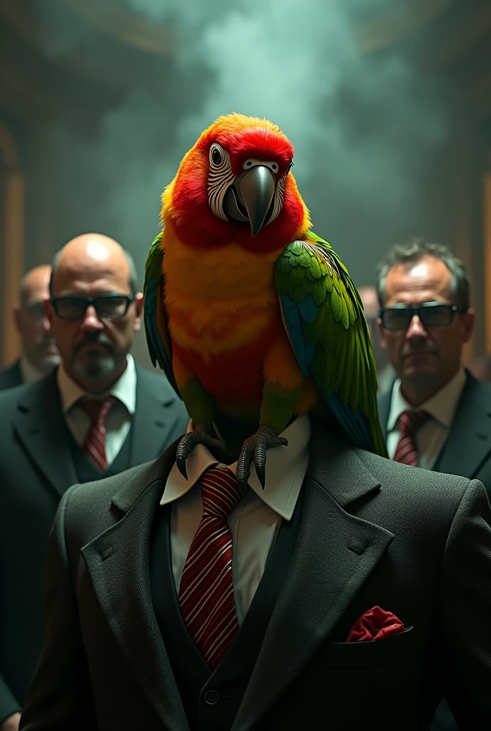 A parrot, of the Italian mafia and its gang