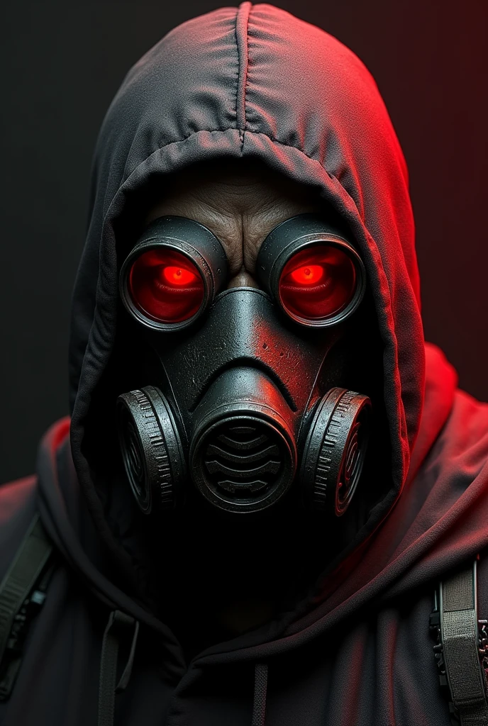 a skull wearing a gas mask with a cap and a red cap, skulls and gas masks, smogpunk, using gas mask helmets, gas mask, using a bone gas mask, gas mask, gas mask, futuristic gas mask, black machine dieselpunk grimcore, usando gas mask, some of them use gas mask, usando gas mask, soldier with gas mask, with red eyes and red cap, HOW LOGO TYPE