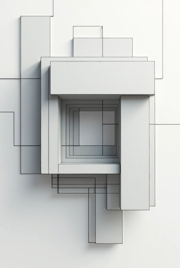 I have to make a geometric figure with a grid or square.