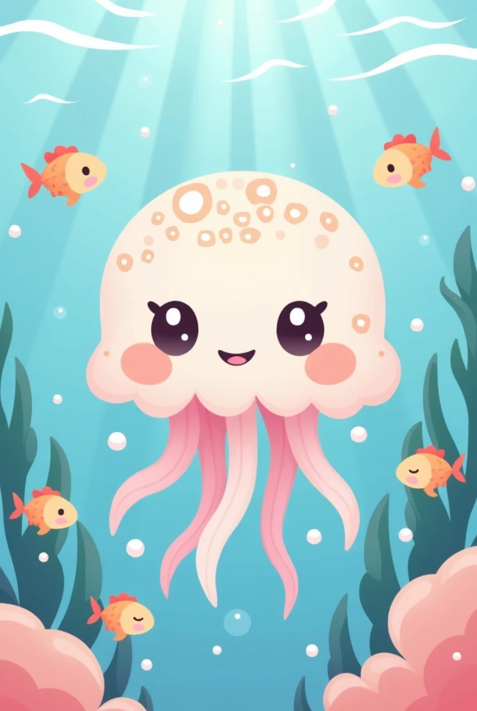 New Sanrio character that I can use for a brand logo that is a jellyfish