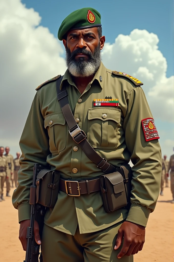 Somali military man captain