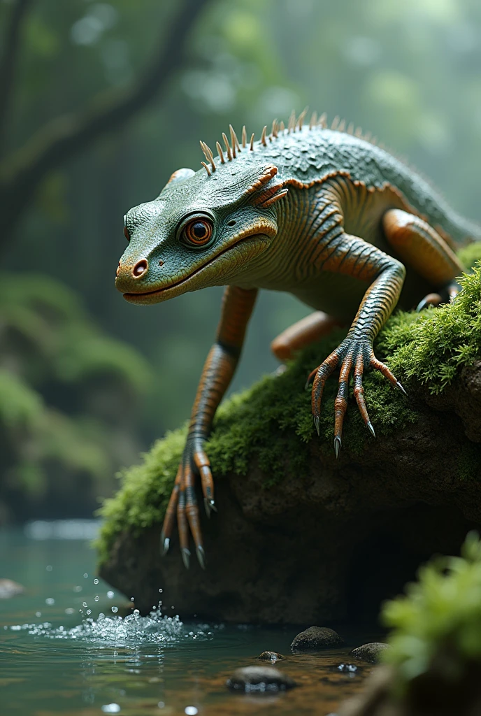 famous artwork by (sandra everingham:1.1) and (magali villeneuve:1.1) and (wayne reynolds:1.2), (fractal art:0.4), whimsical, tranquil, dreamlike scenery, the noteworthy lubnugget, a disturbingly (beautiful:1.1) and webcycled bog-dwelling reptilian life form with karvyturbled skin painted in mesmerizing patterns, they hunt worbleflankedly among (the flarbifying iridescent hypnoferns:1.2) and the (otherworldly:1.1) quadderbonused flora of the (wondrous swamps:1.2) suspended in the mysterious ethereal mists of their (dreamlike:1.1) habitat on planet achooblessyou prime
RAW photo, realistic texture, extremely detailed, absurdres, sharp focus, volumetric lighting, subsurface scattering