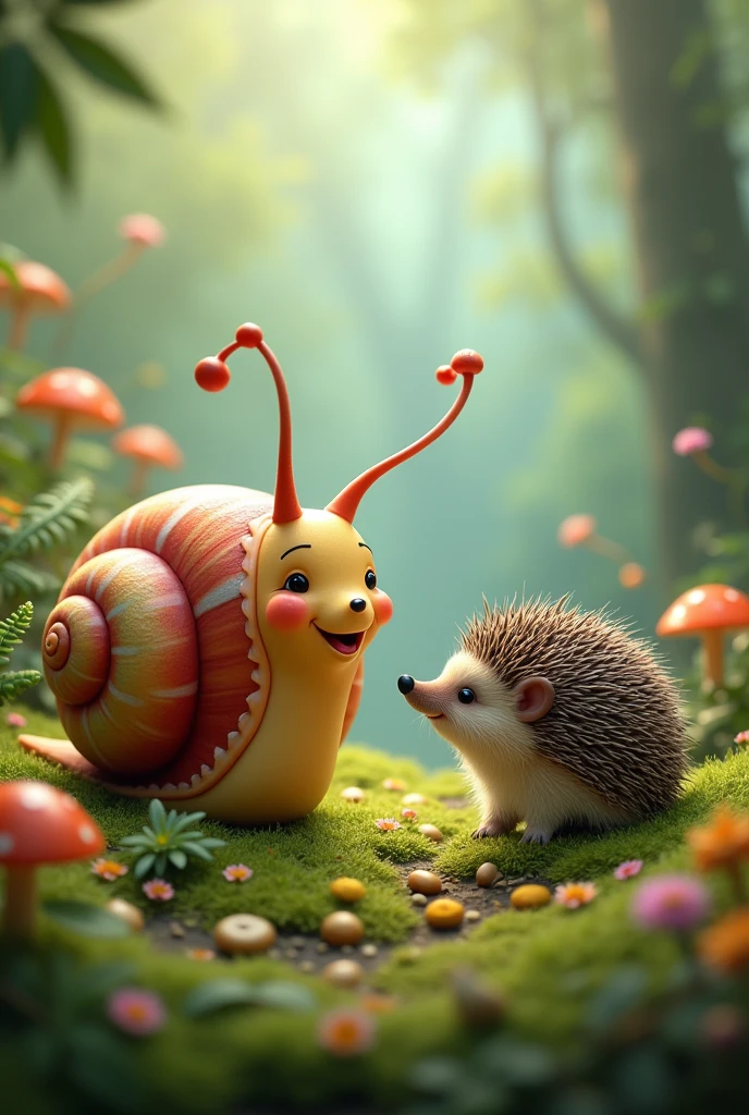 Garry snail hedgehog