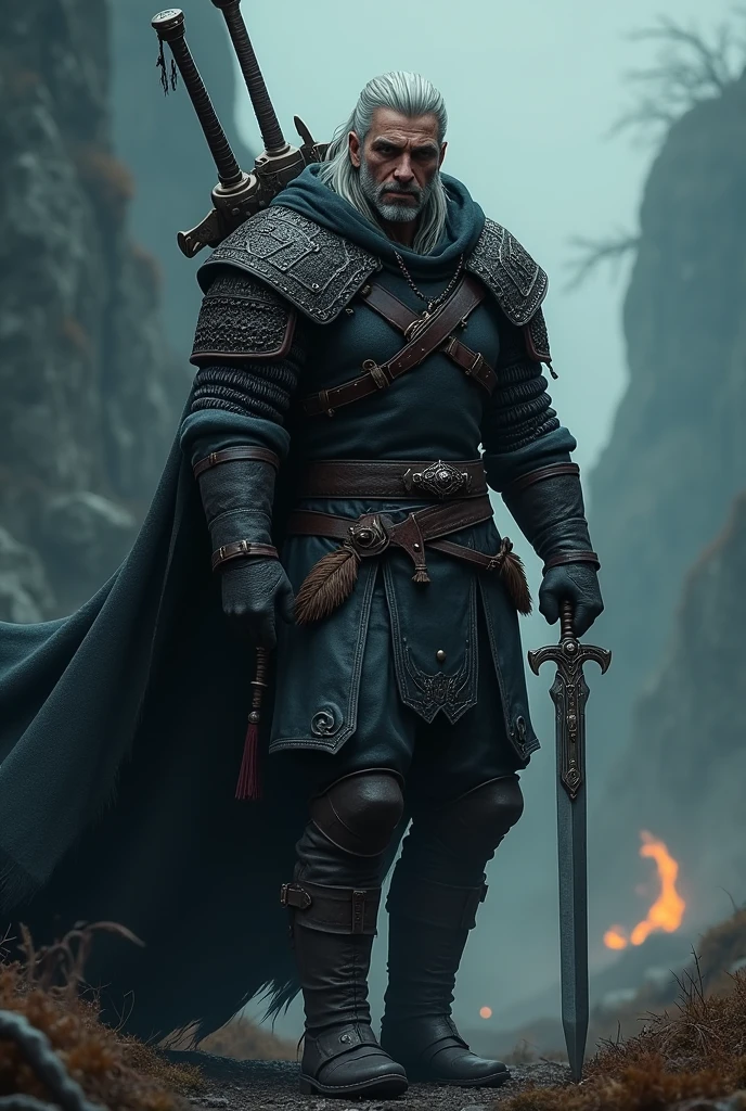 Generates image of a Witcher