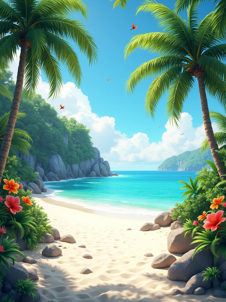 paradisiac beach
