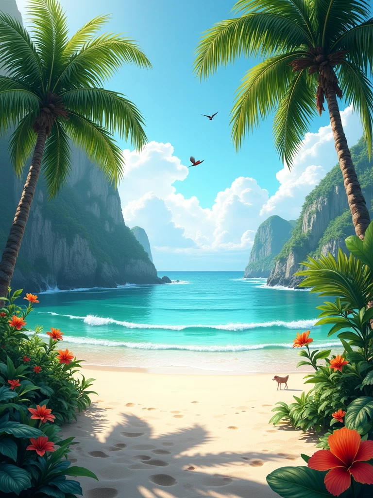 paradisiac beach