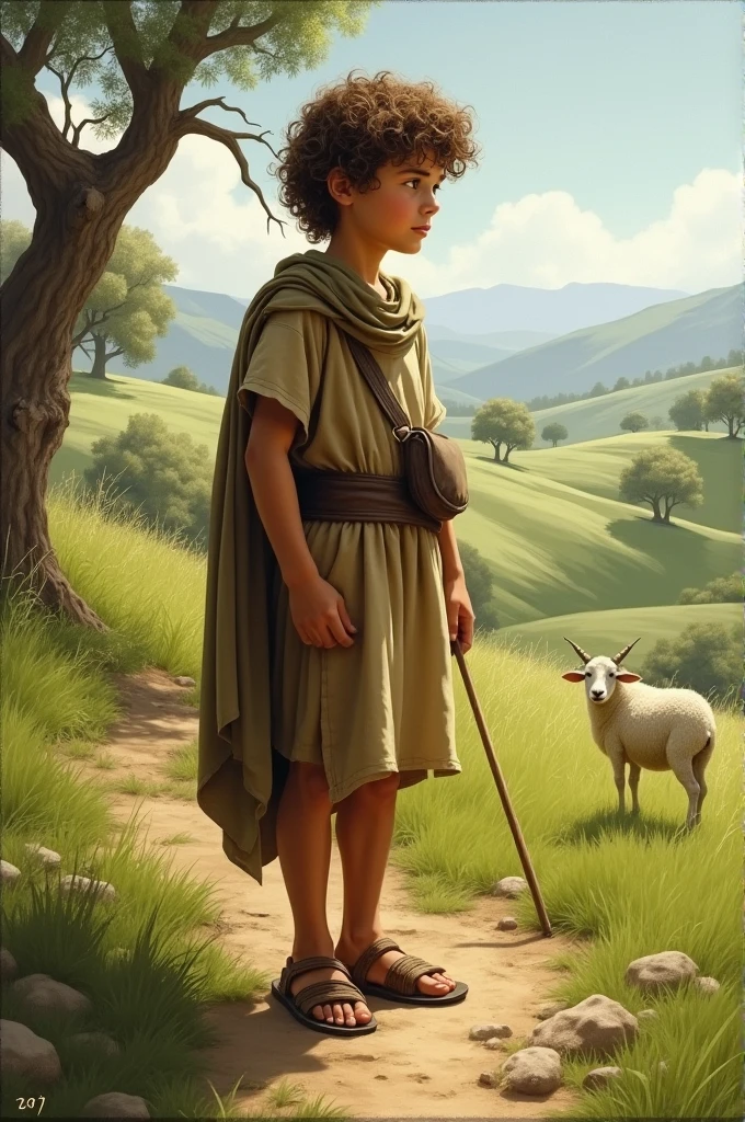 Create little David from the Bible 