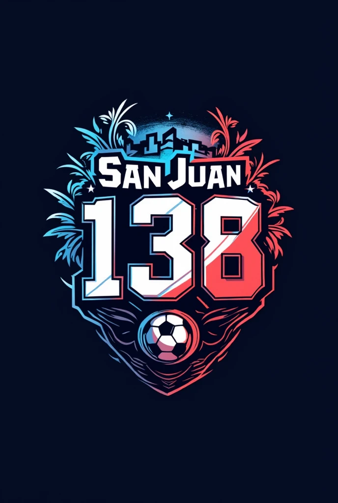 Logo of a soccer team called San Juan 138