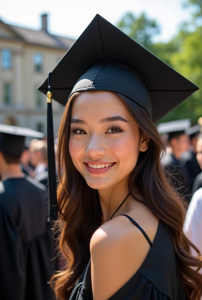 Makeup for college graduations on the day