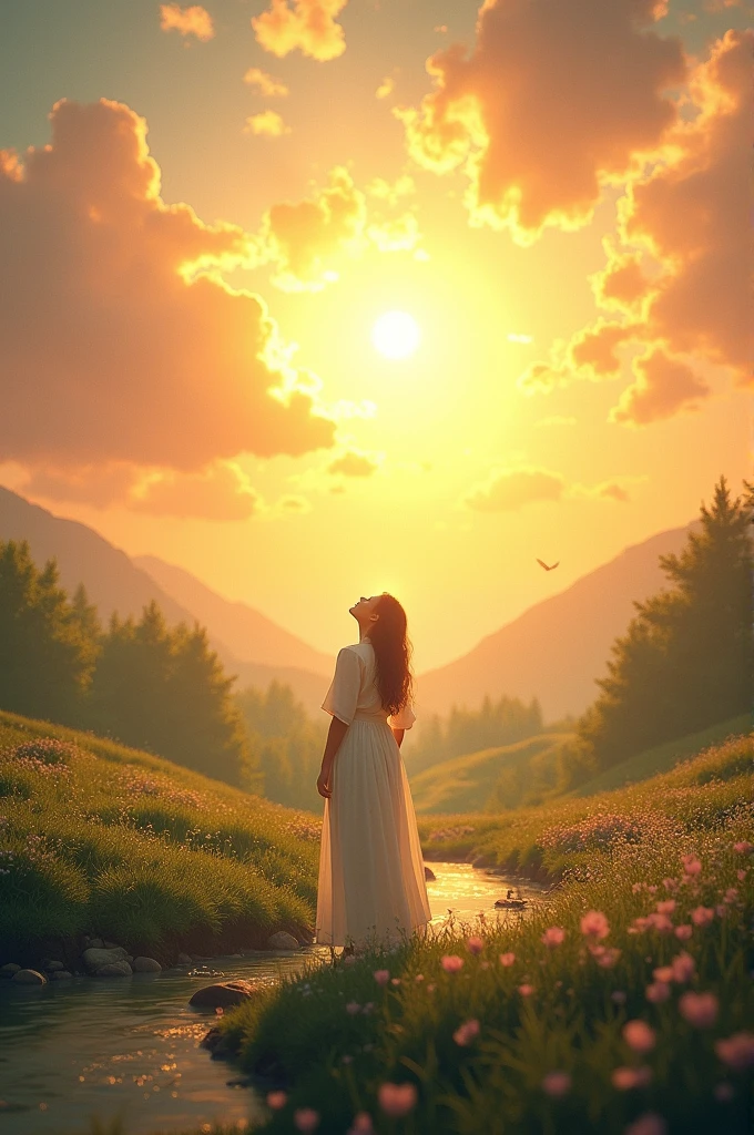 Create me an image that mirrors "Joy Comes In The Morning"