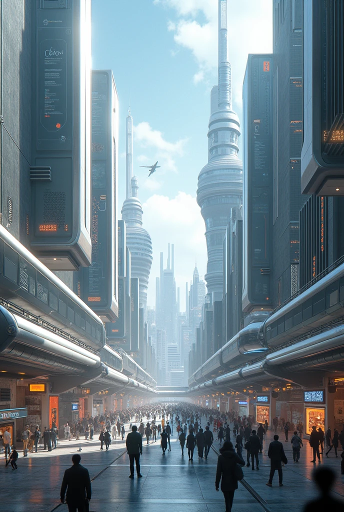 Small, simple but technological city