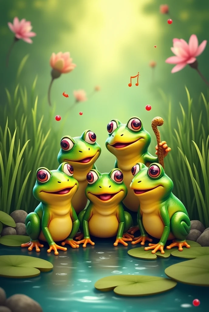 the frogs will toot