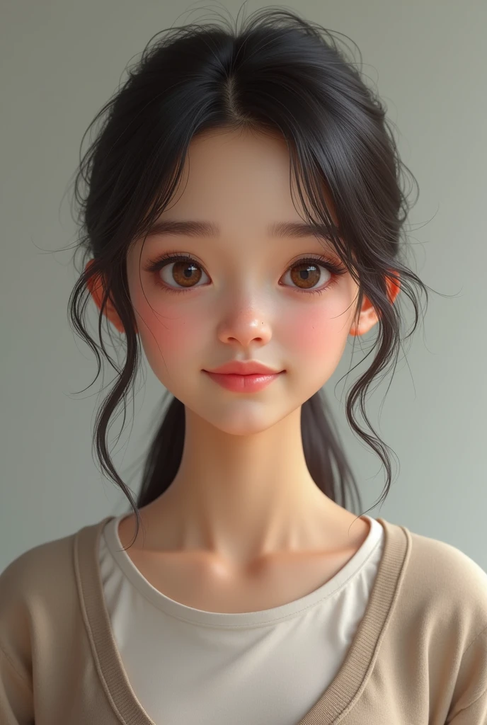 Can you make her like normal people 