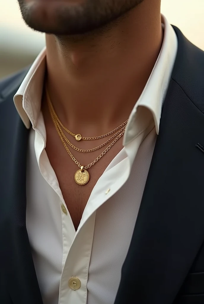 I want you to make me four different 18-carat gold chains with different weights for men.