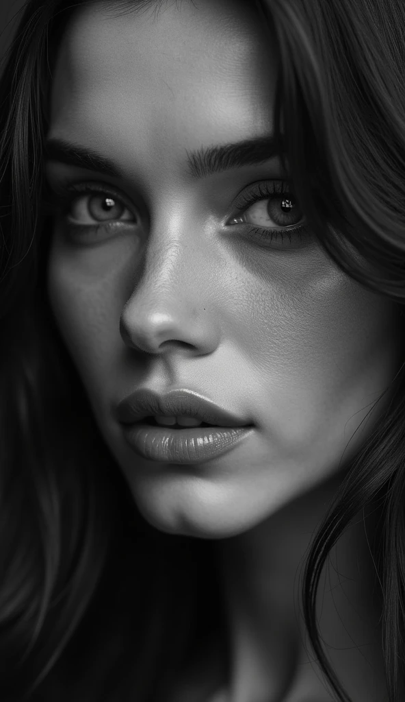 improve image quality, add some more contours, eyeshadows, black andwhite