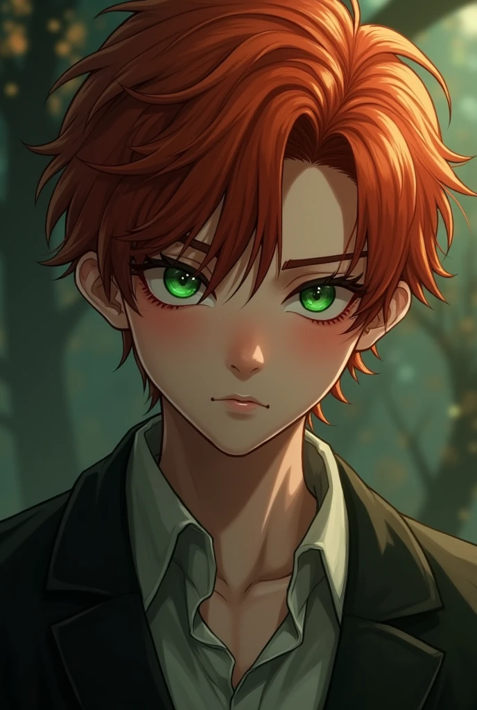 redhead boy, sinful, green eyes, medina height in real life