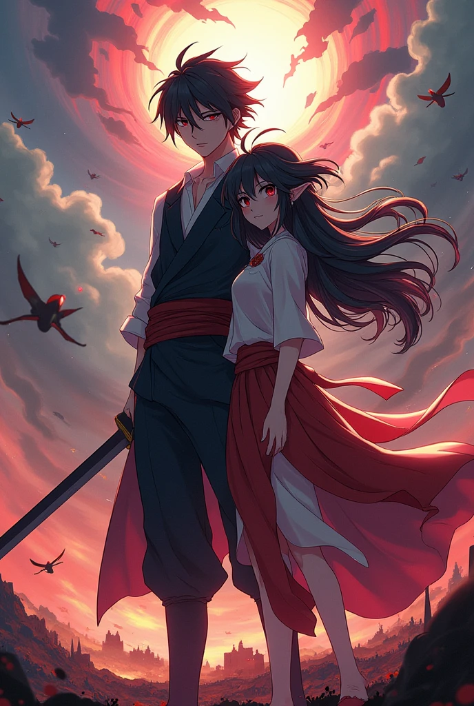Tokito y mitsuri  demon slayer 
