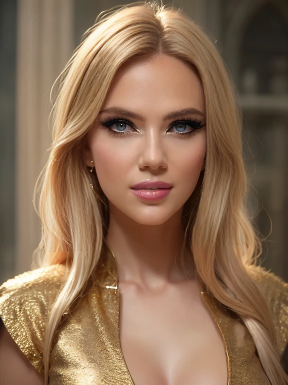 1girl, lithe babe with gigantic tits, dancer, fantasy setting, white robes, full body shot, golden hair, gold trim, embroidery, (best quality,4k,8k,highres,masterpiece:1.2),ultra-detailed,(realistic,photorealistic,photo-realistic:1.37),detailed eyes,detailed lips,extremely detailed face and features,longeyelashes,dramatic lighting,dramatic colors,magical,ethereal,fantasy art,digital art