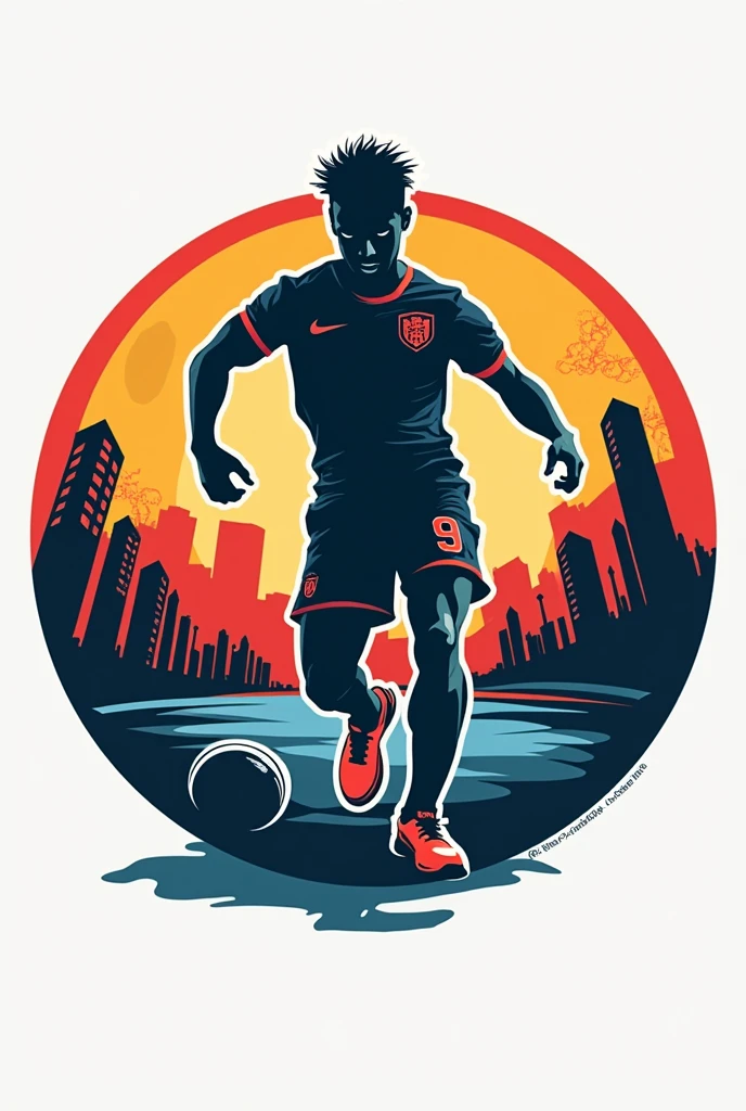 A logo of an 11-a-side football team with the name "Central San Isidro" without other words
