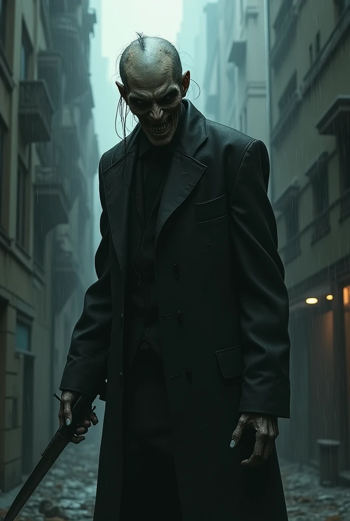 Create a bizarre villain, that he is a psychopath, make it realistic, have features of characters from a David Fincher movie