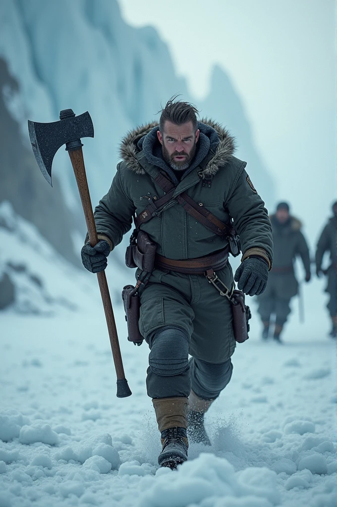 To a man who saves everyone from the ice with his axe